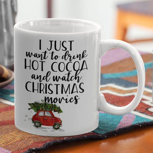 Koupakoupa Weihnachtlicher Keramikbecher Braun 330 ml