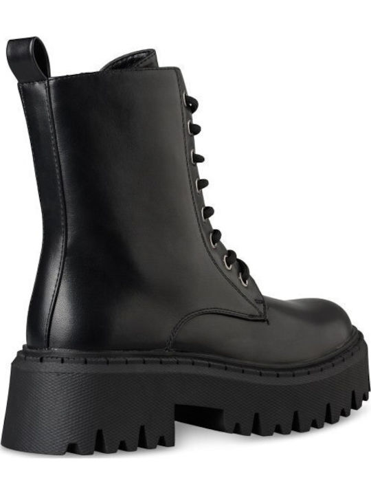 Damen-Kampfstiefel Schwarz
