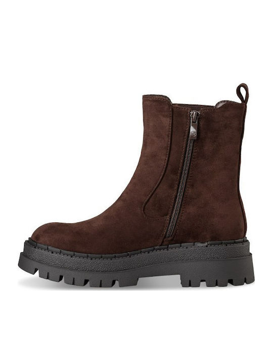 Women's Brown Chelsea Ankle Boots