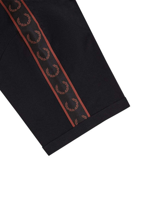 Ringer Αθλητικό T-shirt Μαύρο