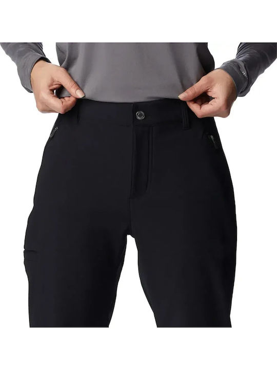 Pantaloni de Damă din Material Textil Black