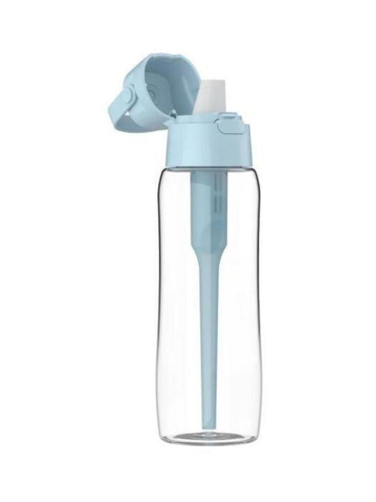 Dafi Sticlă de Apă din Plastic cu Filtru 600 ml Albastră