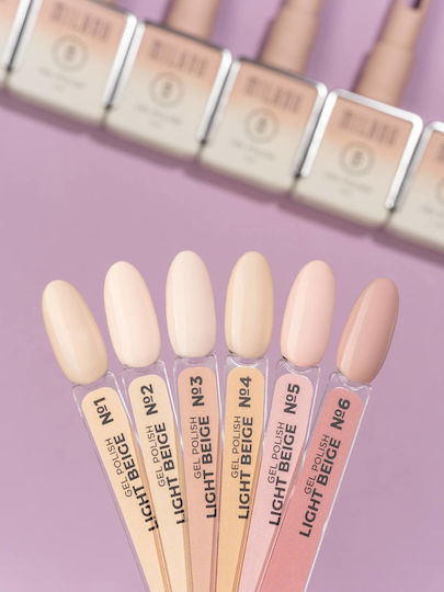 Ημιμόνιμο Βερνίκι Νυχιών Light Beige No01 10ml
