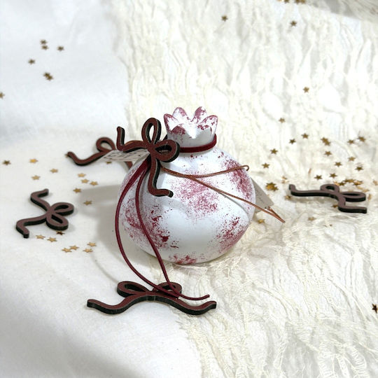 LiebeQueen Talisman de Birou Lucrat Manual Rodie Roșie din Ceramică LiebeQueen Talisman de Birou Lucrat Manual Rodie Roșie din Ceramică