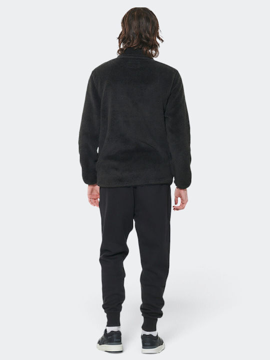 Jachetă Bărbătească Fleece Neagră