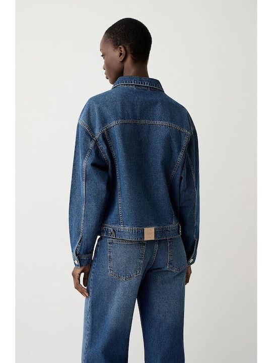 Women's Jean Jacket Dirty Blue Denim