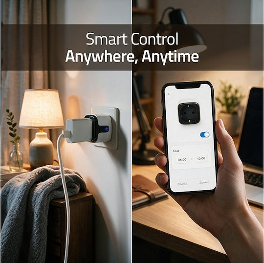 Qoltec Smart Switch Wi-Fi 16A 52710