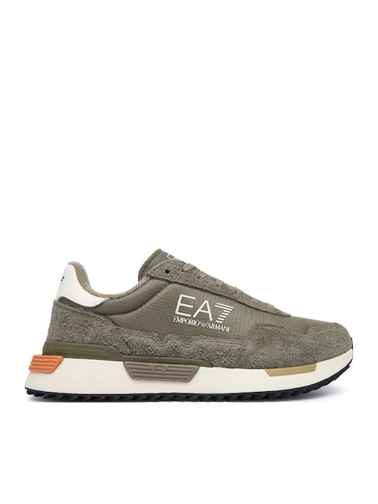 Emporio Armani Мъжки Сникърси Olive