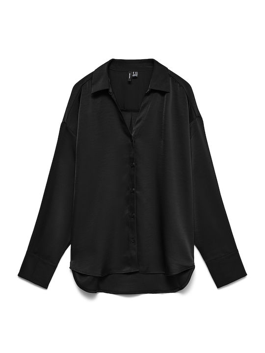 Vero Moda Дамска Риза Черна