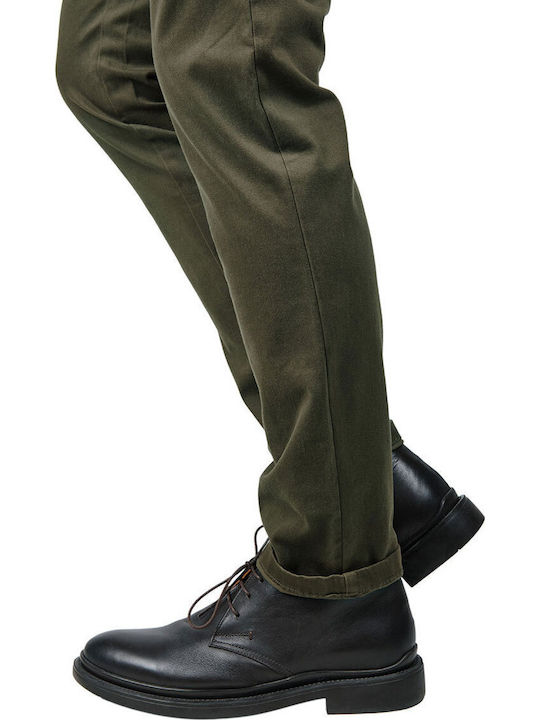 Men's Green Chino Trousers
