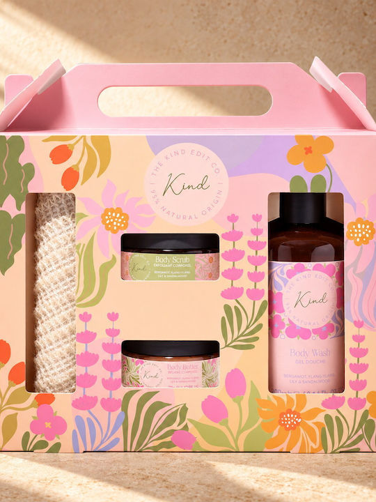 Sunkissed Hautpflege-Set zur Feuchtigkeitspflege und Körperreinigung Bergamotte, Ylang-Ylang, Lilie & Sandelholz 3 Stück
