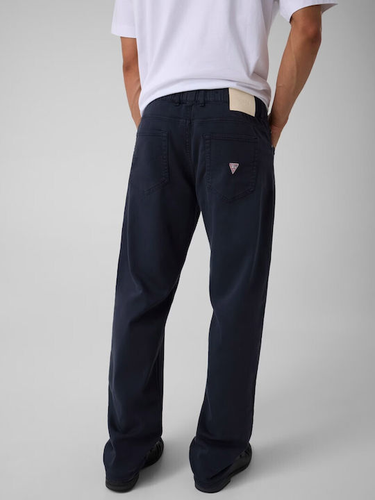 Pantaloni Bărbați Loose Fit Albastru Marin