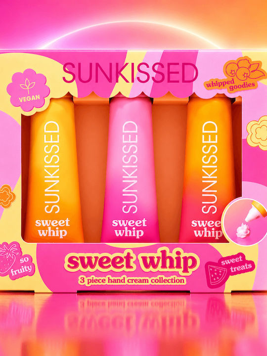 Sunkissed Sweet Whip Hautpflege-Set zur Feuchtigkeitspflege Waldbeere, Tropisch & Passionsfrucht 3 Stück