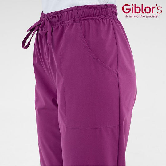 Giblor's Alan Unisex Ιατρικό Παντελόνι Μωβ