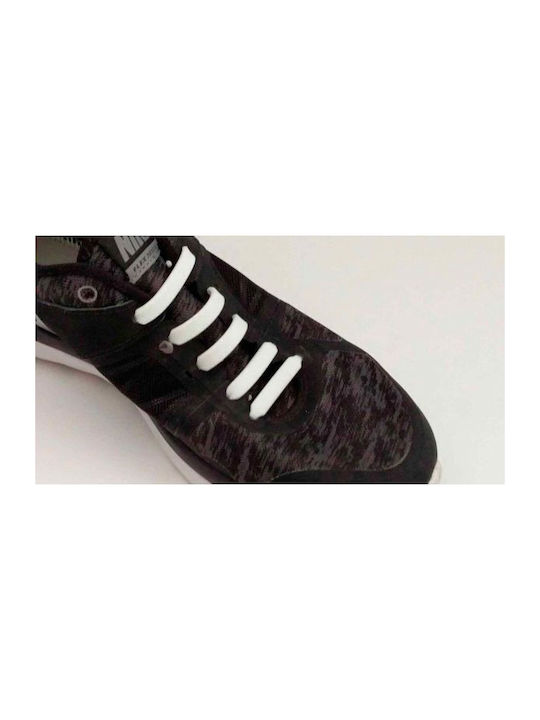 Coimbra Funny Laces Κορδόνια Σιλικόνης Λευκό 20τμχ