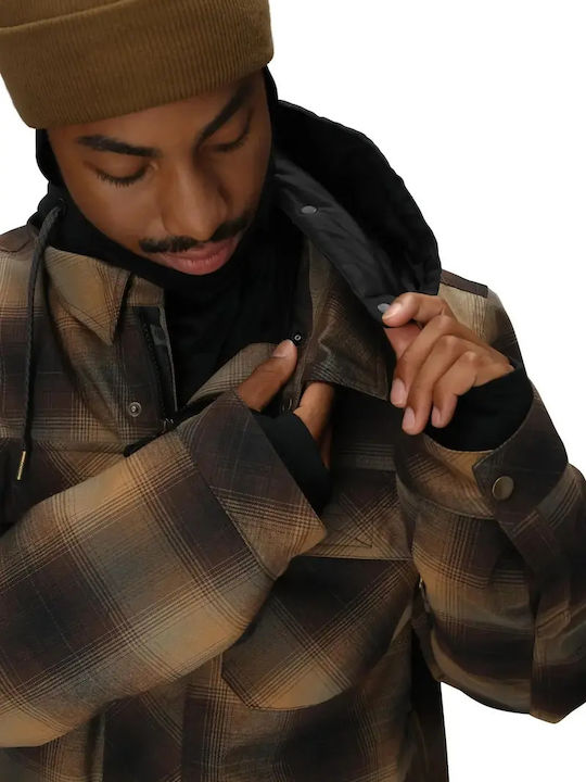686 I-008476-1887 Men's Brown Ski & Snowboard Jacket