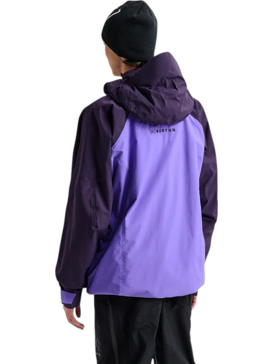 Burton Ak Cyclic 3076310E7O Ανδρικό Μπουφάν Gore-Tex για Σκι & Snowboard Μωβ