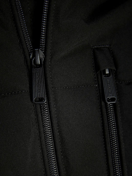 Jack & Jones Black-Beige Puffer Jacket