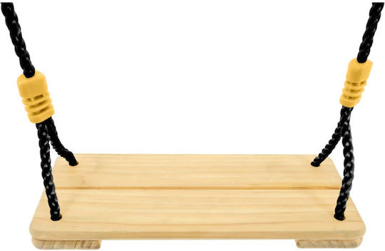 Tp Toys Hängeschaukel aus Holz für Kinder ab 3 Jahren Schwarz
