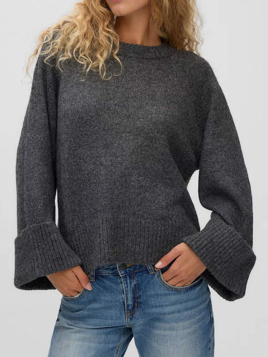 Vero Moda Women's Sweater Dark Grey Melange