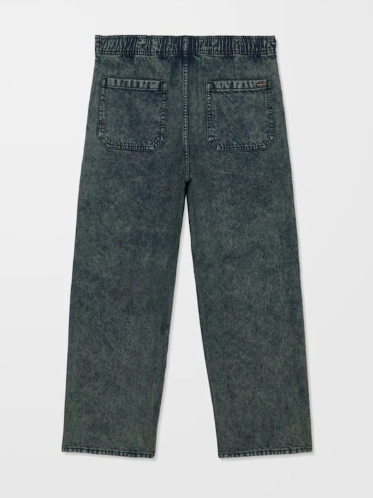 Freazy Men's Loose Tapered Fit Jeans Scarab