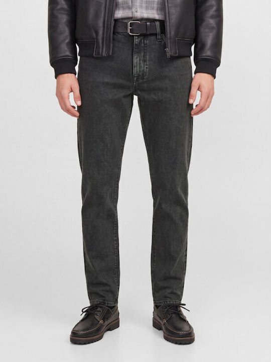 Clark Ανδρικό Παντελόνι Τζιν Ελαστικό Regular Fit Black Denim