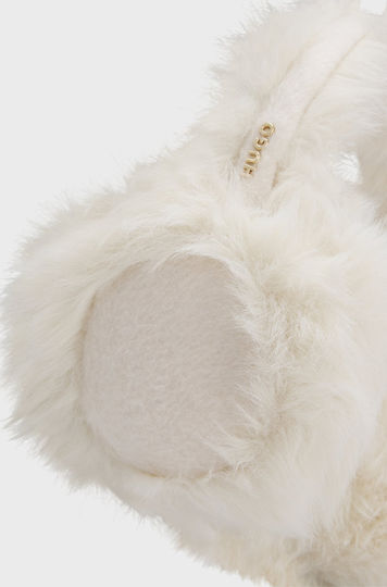 Women's Knitted Earmuff in White