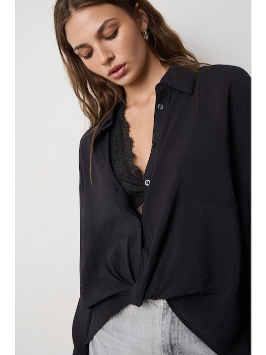 Long Sleeve Women's Shirt Black