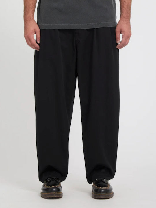 Holter Pleat Men's Trousers Black