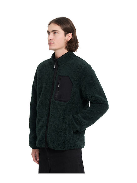 Muzzer Fuzzar Men's Sherpa Jacket Scarab