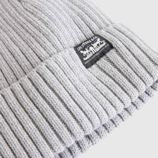 Sunset Beanie Men's Knitted Beanie in Grey