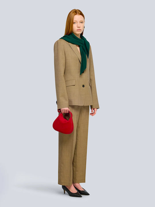 Semicouture Aria Long Beige Women's Blazer Semicouture Aria Long Beige Women's Blazer