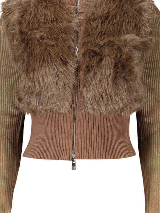 Women's Brown Cardigan