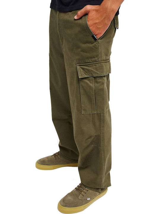 Men's Cargo Trousers Relaxed Fit Grape Leaf