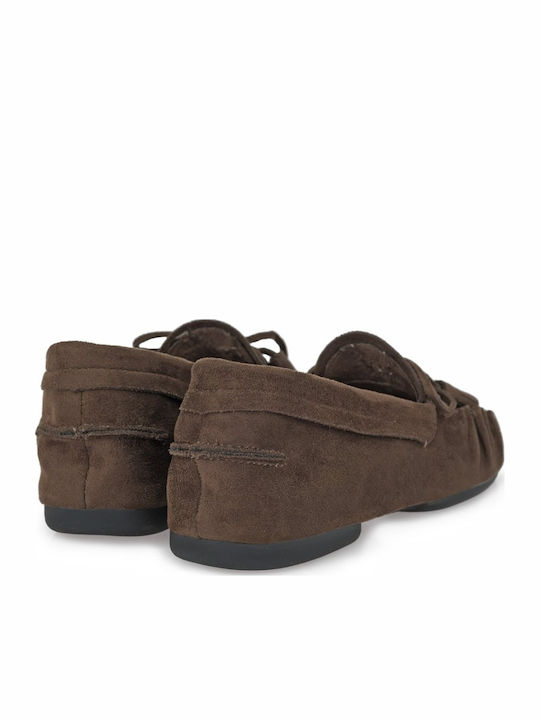 Γυναικεία Loafers σε Καφέ Χρώμα