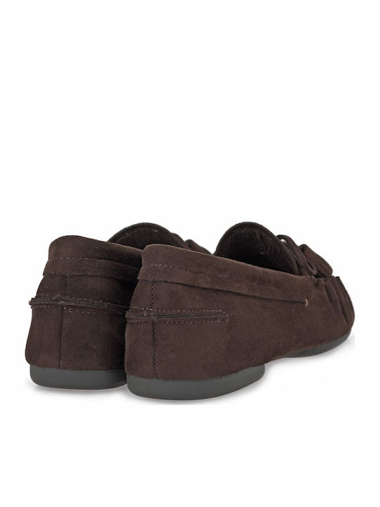 Γυναικεία Loafers σε Καφέ Χρώμα