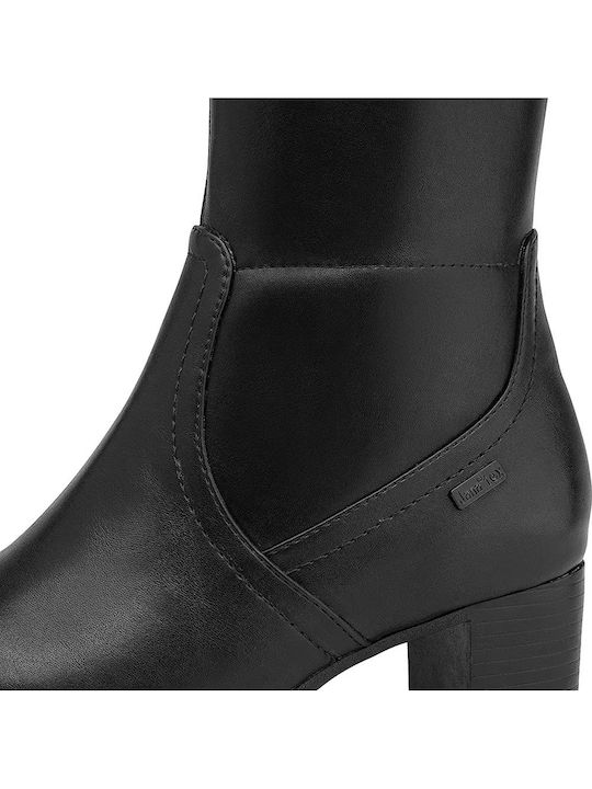 Black Leather Women's Boots