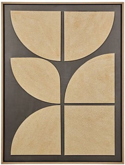 3D Relief Decorative Painting Geometric Design 60x80 Cm Aria Trade