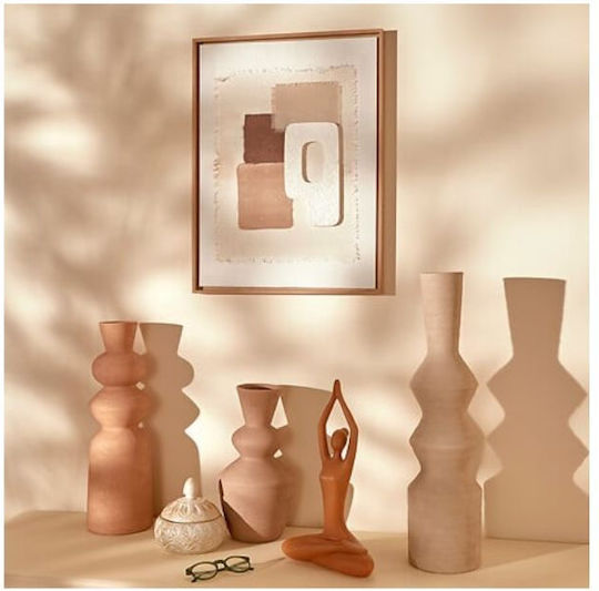 Tablou Decorativ în Relief 3D cu Design Geometric Abstract Multicolor 45x60 Cm Aria Trade