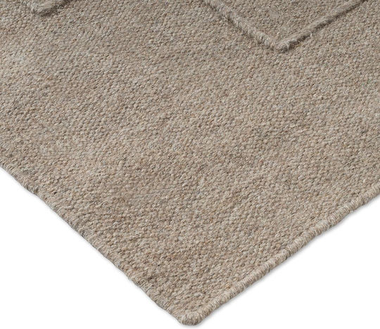 Brink & Campman Senso Level 199204 Covor Dreptunghiular Lucrat Manual Soft Taupe 140x200cm