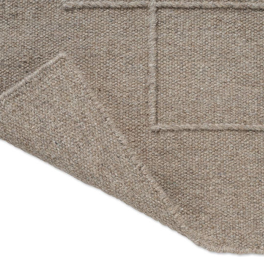 Brink & Campman Senso Level 199204 Covor Dreptunghiular Lucrat Manual Soft Taupe 140x200cm