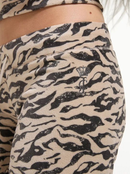 Παντελόνι Φόρμας Βελουτέ Camo Zebra