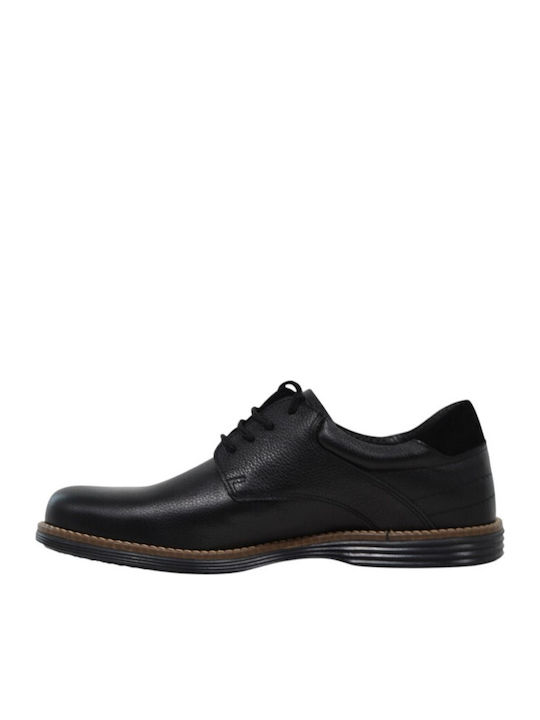 Schwarze Herren-Freizeitschuhe aus Leder