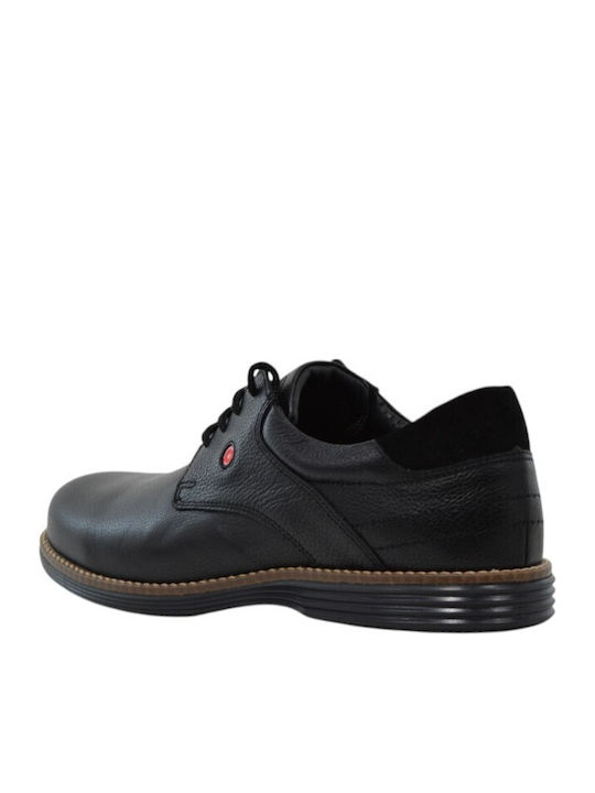 Schwarze Herren-Freizeitschuhe aus Leder