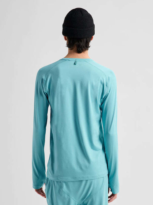 Burton Men's Blue Thermal Long-Sleeved Shirt
