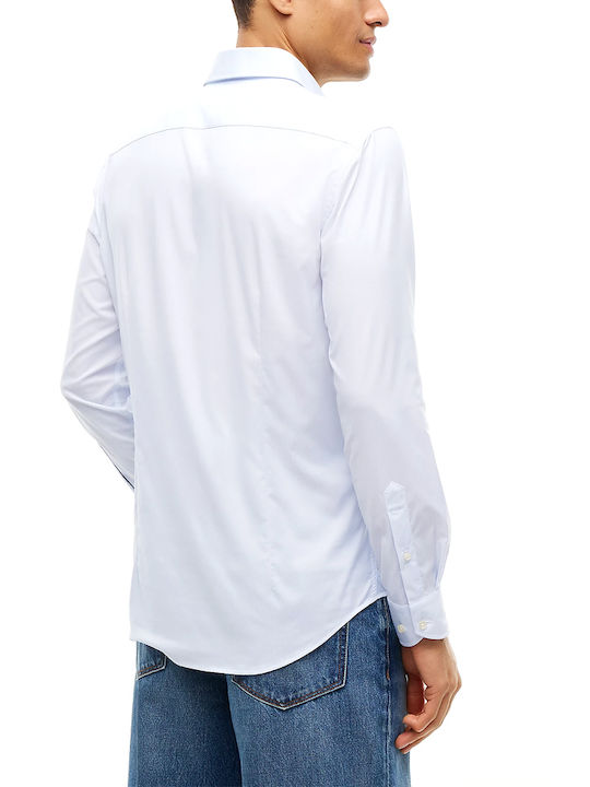 Tommy Hilfiger Slim Fit Shirt White-Light Blue