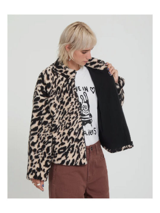 Long Women's Cardigan with Zipper