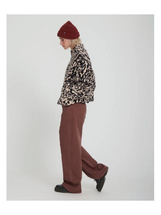 Long Women's Cardigan with Zipper