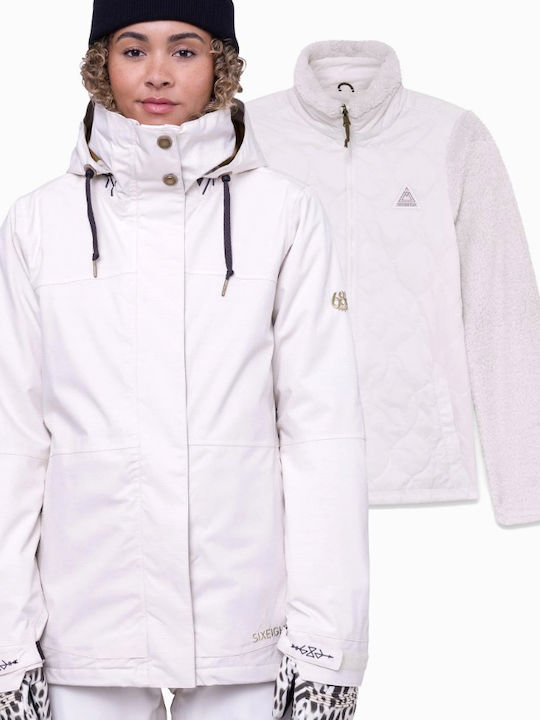 686 I-006008-1081 Γυναικείο Μπουφάν για Σκι & Snowboard Ροζ