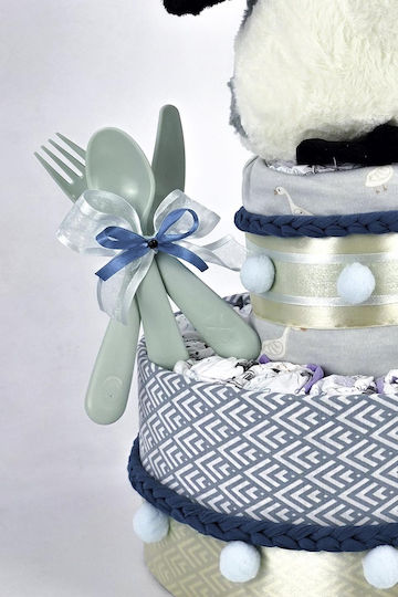 Dama Koupa Penguin Diaper Cake for Boy